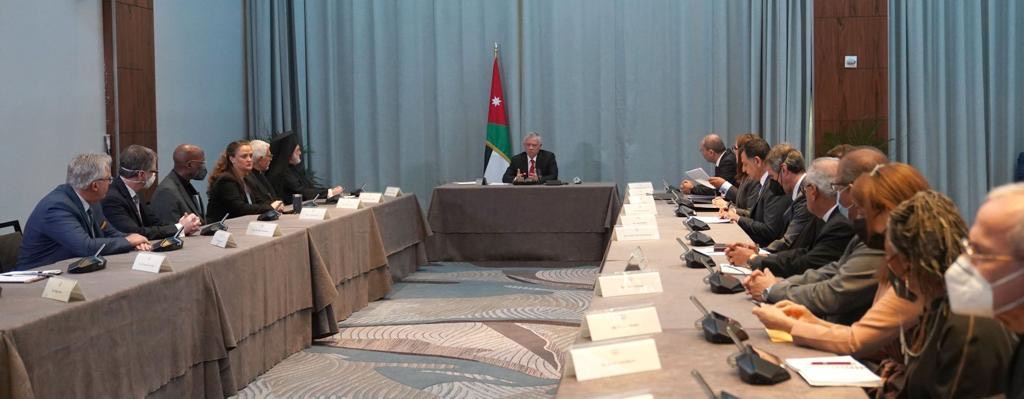 RCA General Secretary and Ecumenical Leaders Meet with the King of Jordan
